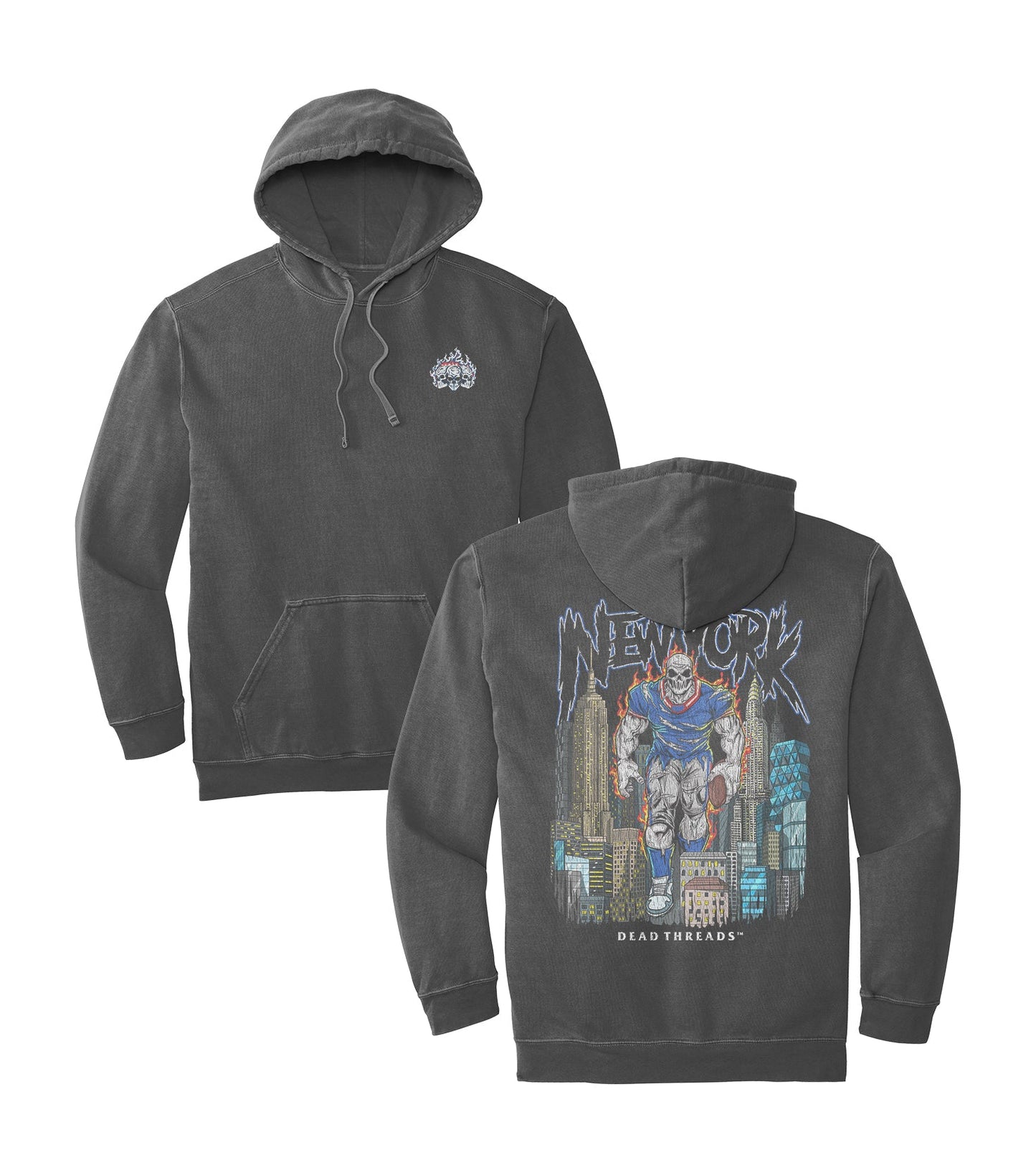NEW YORK FOOTBALL BLUE - HOODIE – Hoodie – Dead Threads Apparel