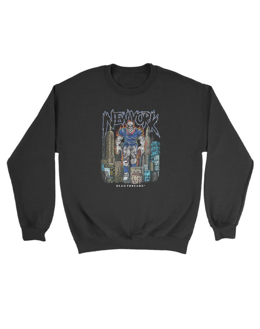 NEW YORK FOOTBALL BLUE KIDS CREWNECK SWEATSHIRT – Kids clothes – Dead Threads Apparel