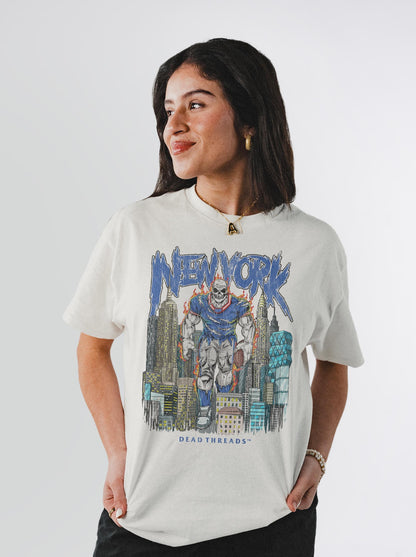 NEW YORK FOOTBALL BLUE – T-Shirt – Dead Threads Apparel