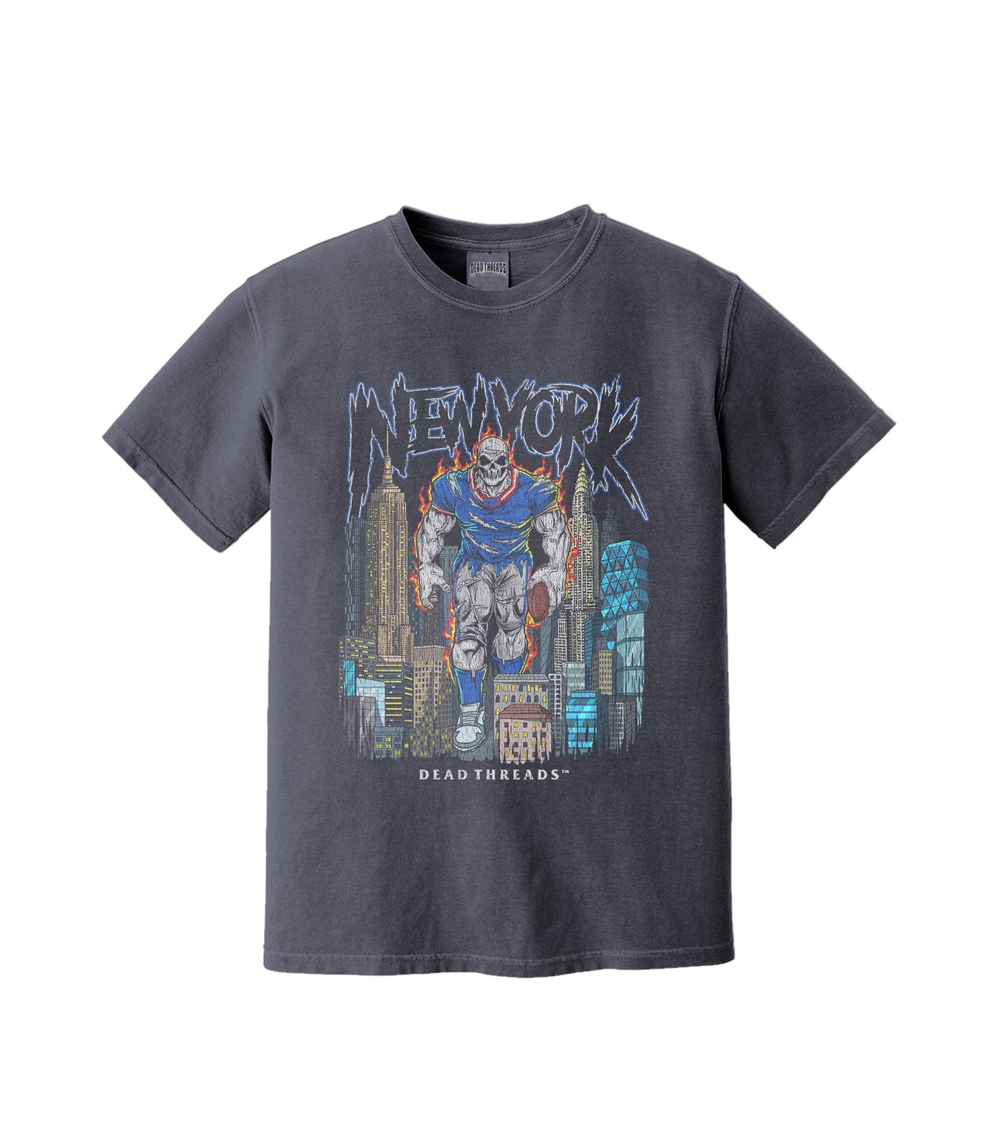 NEW YORK FOOTBALL BLUE – T-Shirt – Dead Threads Apparel
