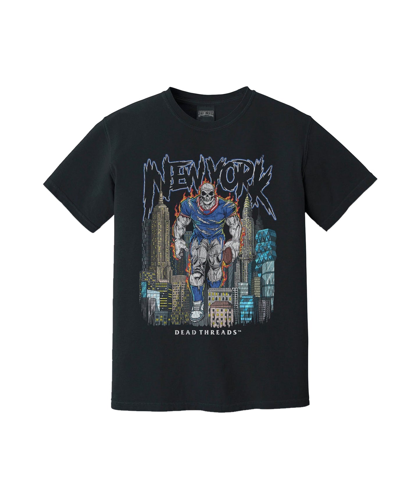 NEW YORK FOOTBALL BLUE – T-Shirt – Dead Threads Apparel