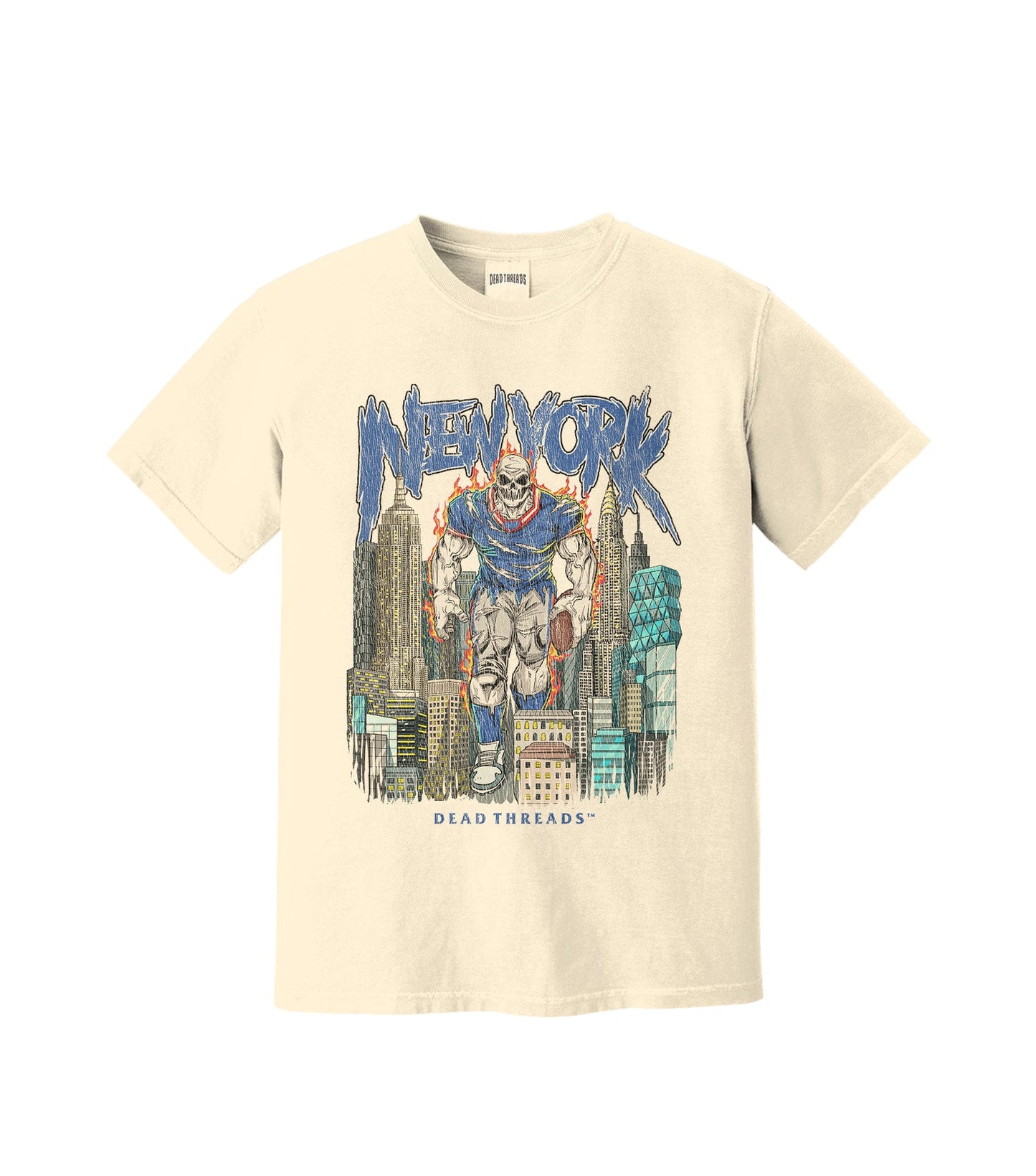 NEW YORK FOOTBALL BLUE – T-Shirt – Dead Threads Apparel