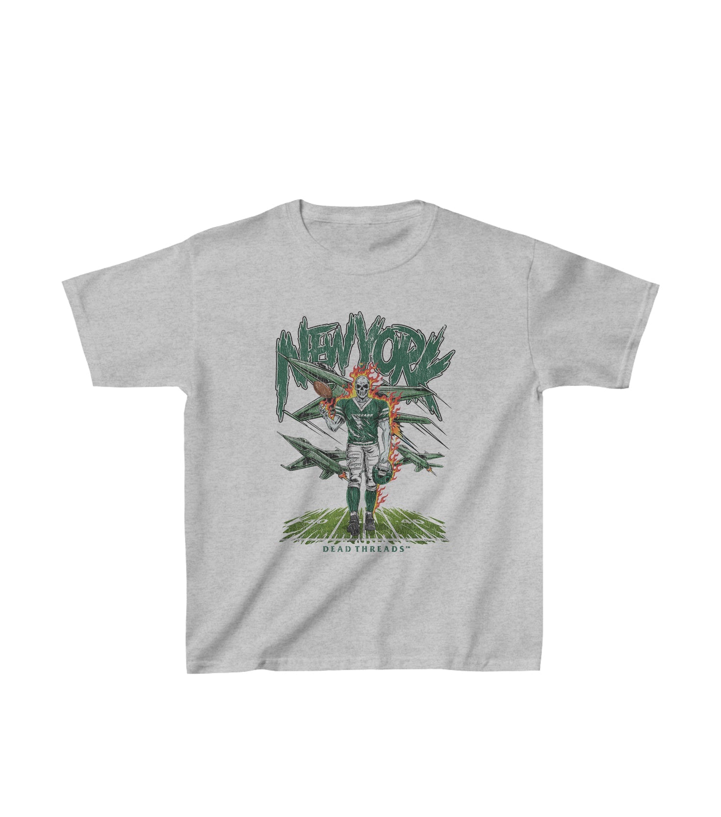 NEW YORK FOOTBALL GREEN - KIDS – Kids clothes – Dead Threads Apparel