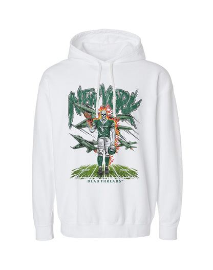 NEW YORK FOOTBALL GREEN - LIGHTWEIGHT HOODIE – Lightweight – Dead Threads Apparel