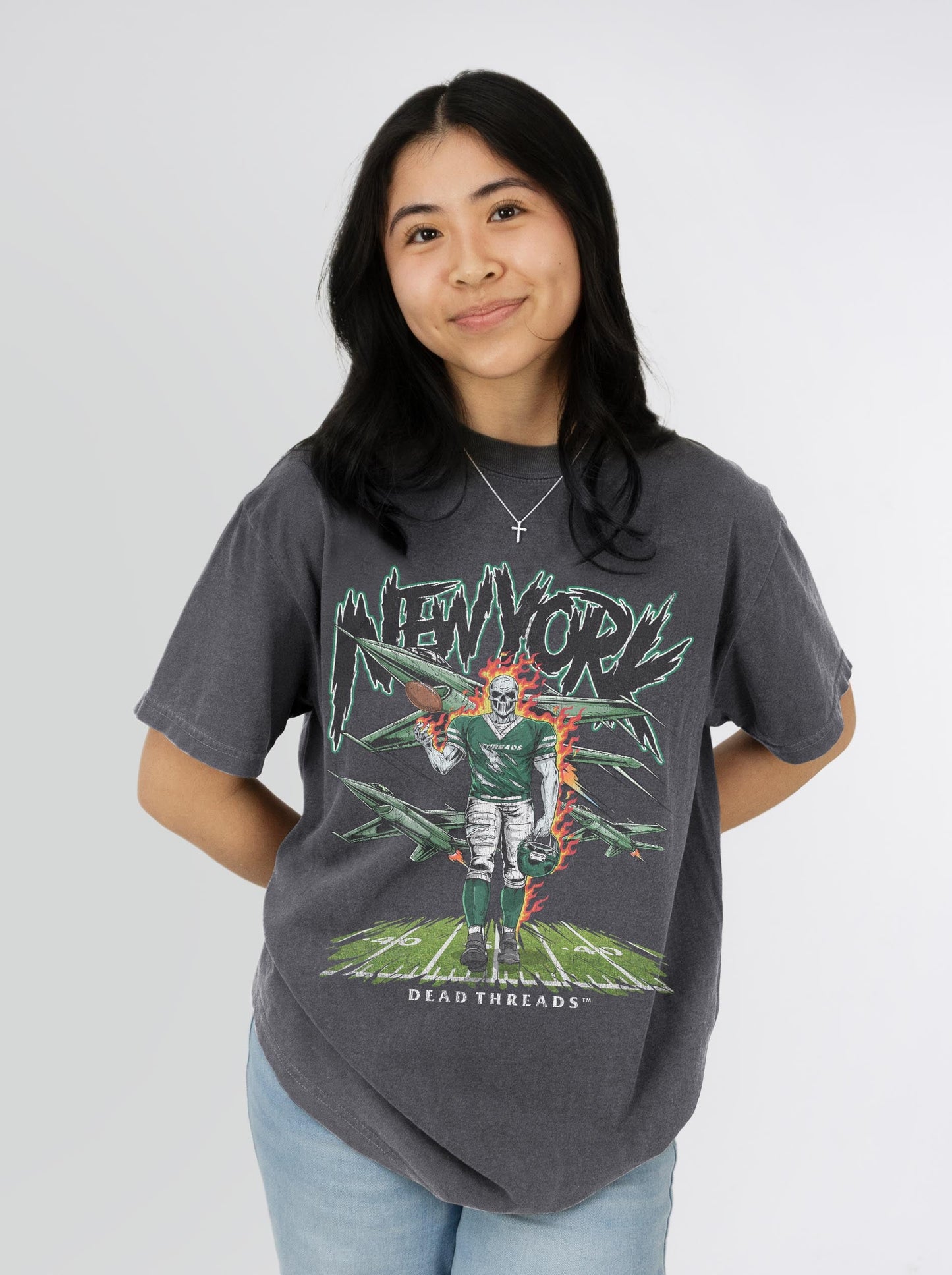 NEW YORK FOOTBALL GREEN – T-Shirt – Dead Threads Apparel