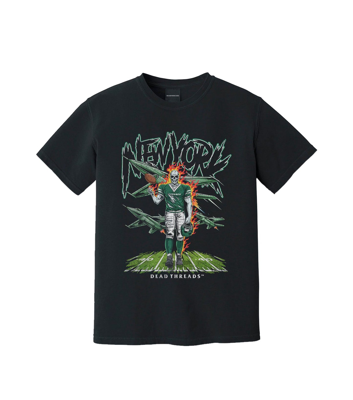 NEW YORK FOOTBALL GREEN – T-Shirt – Dead Threads Apparel