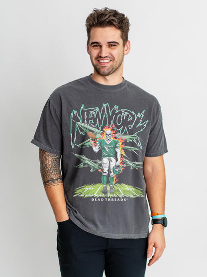 NEW YORK FOOTBALL GREEN – T-Shirt – Dead Threads Apparel