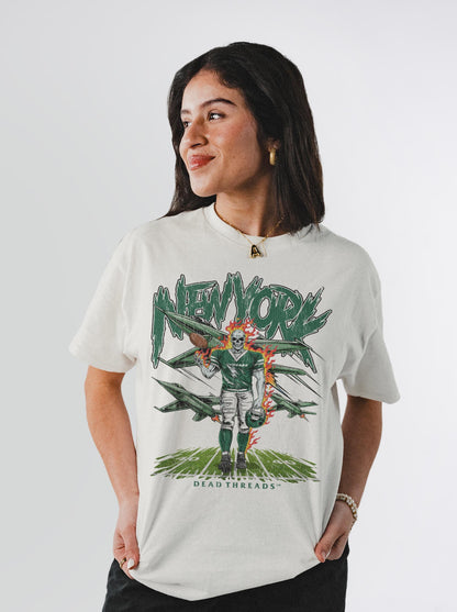 NEW YORK FOOTBALL GREEN – T-Shirt – Dead Threads Apparel
