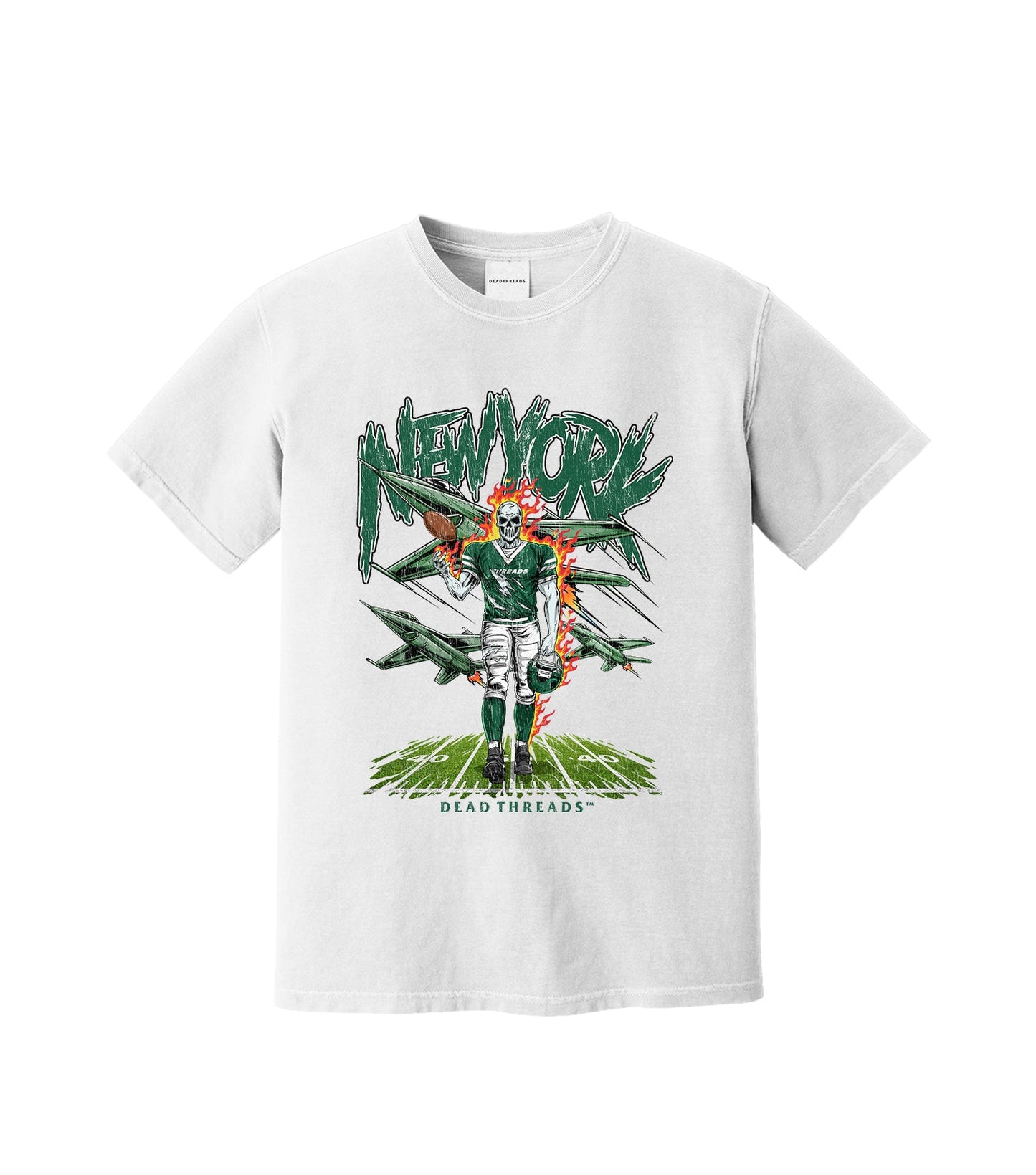 NEW YORK FOOTBALL GREEN – T-Shirt – Dead Threads Apparel