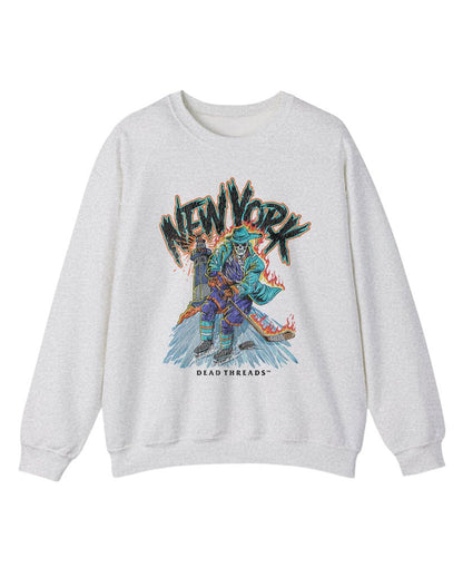 NEW YORK HOCKEY "THE ISLANDER" CREWNECK SWEATSHIRT – Sweatshirt – Dead Threads Apparel