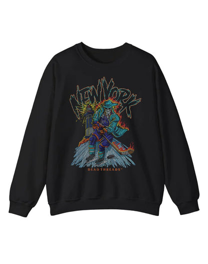 NEW YORK HOCKEY "THE ISLANDER" CREWNECK SWEATSHIRT – Sweatshirt – Dead Threads Apparel