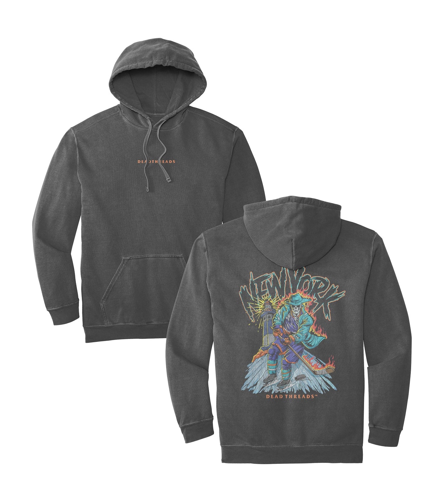 NEW YORK HOCKEY "THE ISLANDER" - “DT ESSENTIAL" HOODIE – Hoodie – Dead Threads Apparel