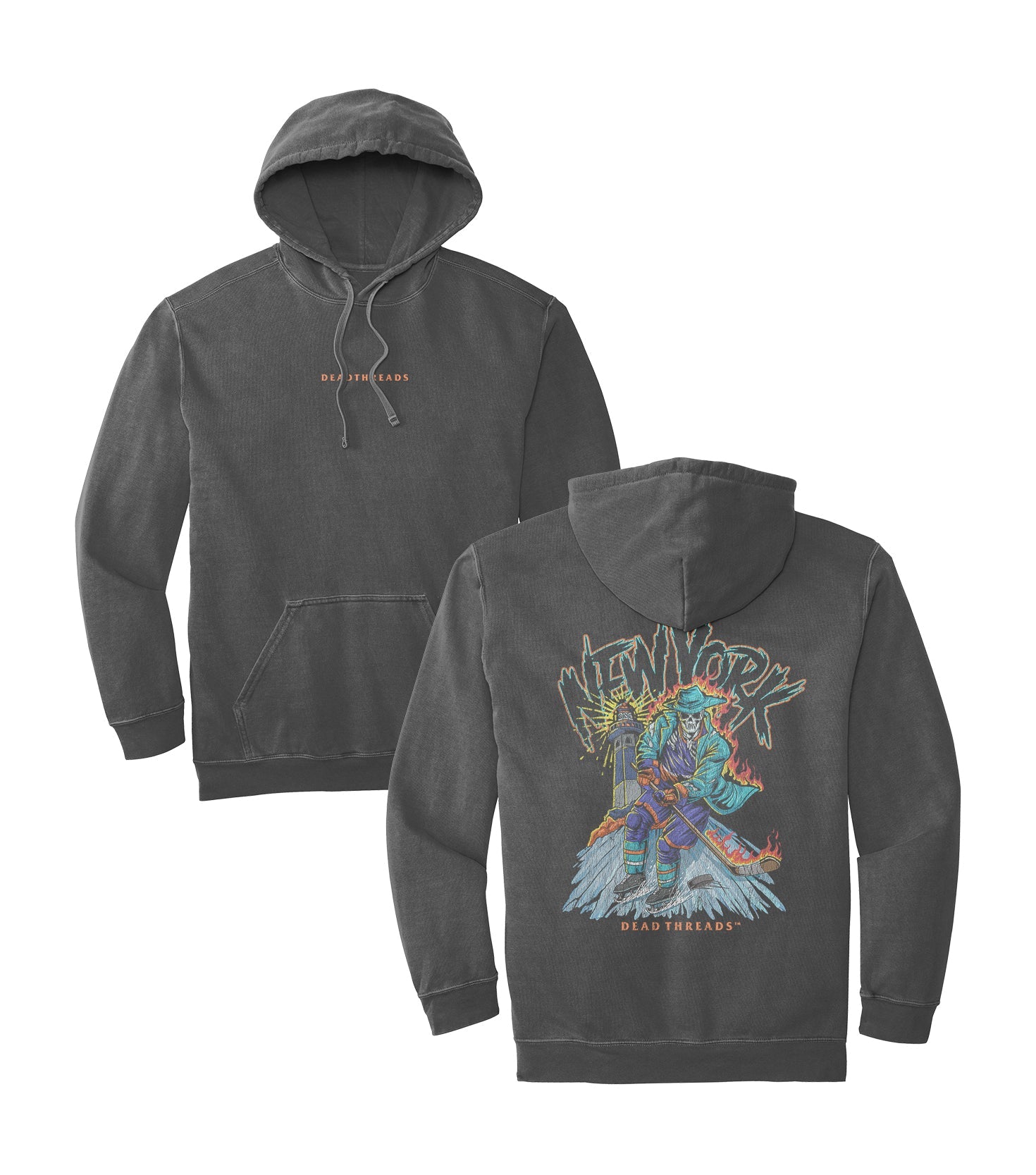 NEW YORK HOCKEY "THE ISLANDER" - “DT ESSENTIAL" HOODIE – Hoodie – Dead Threads Apparel