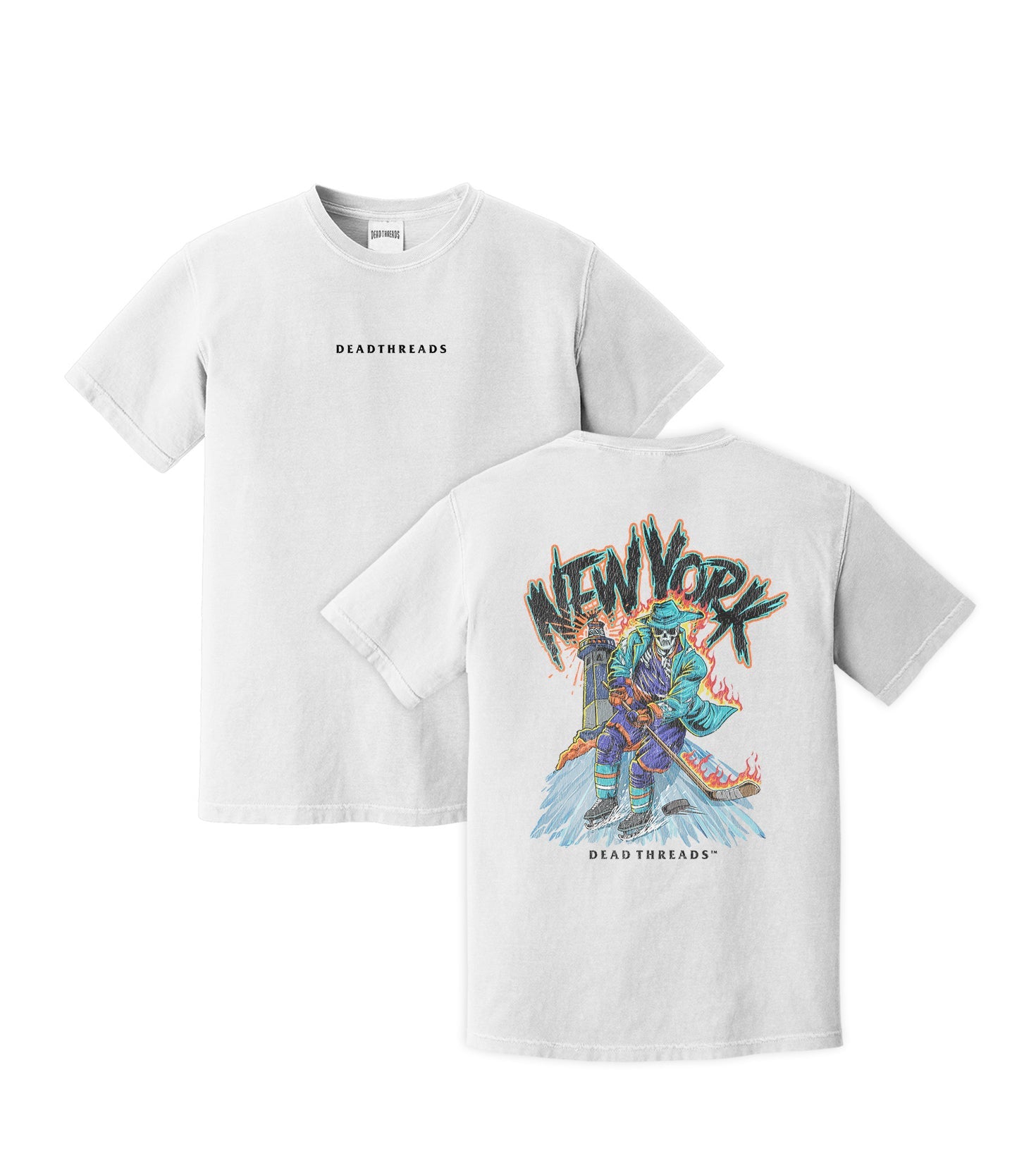 NEW YORK HOCKEY "THE ISLANDER" - “DT ESSENTIAL" PREMIUM T - SHIRT – T-Shirt – Dead Threads Apparel