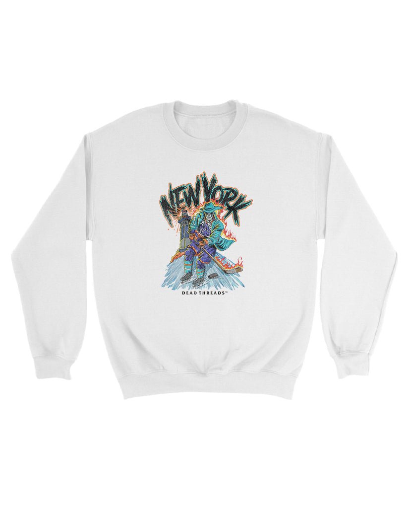 NEW YORK HOCKEY "THE ISLANDER" KIDS CREWNECK SWEATSHIRT – Kids clothes – Dead Threads Apparel
