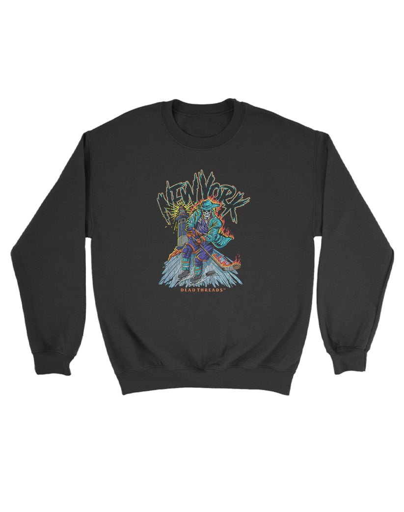 NEW YORK HOCKEY "THE ISLANDER" KIDS CREWNECK SWEATSHIRT – Kids clothes – Dead Threads Apparel