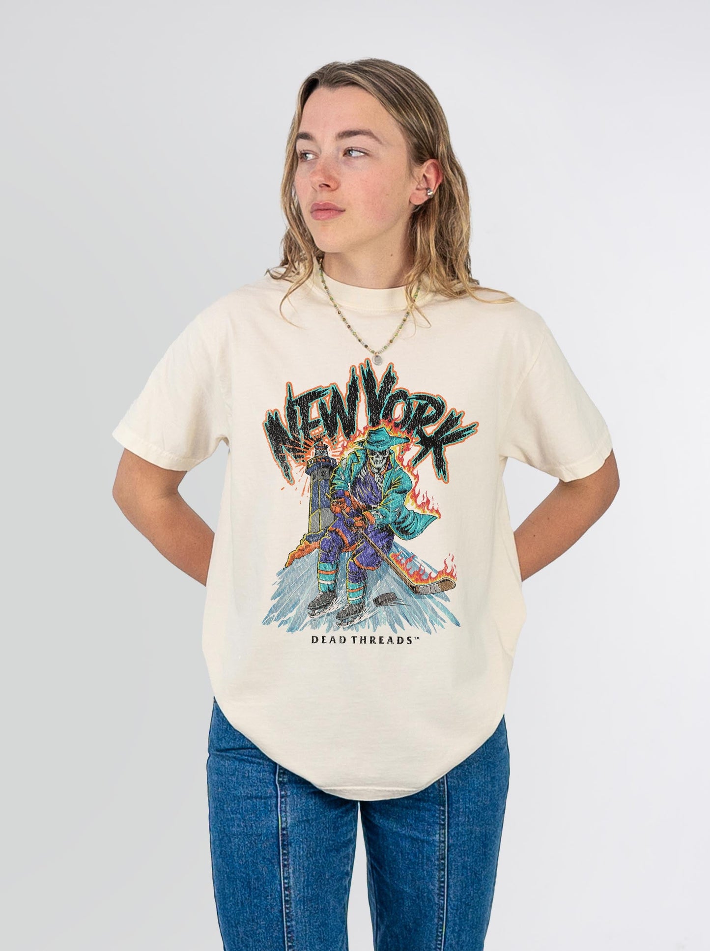 NEW YORK HOCKEY "THE ISLANDER" – T-Shirt – Dead Threads Apparel