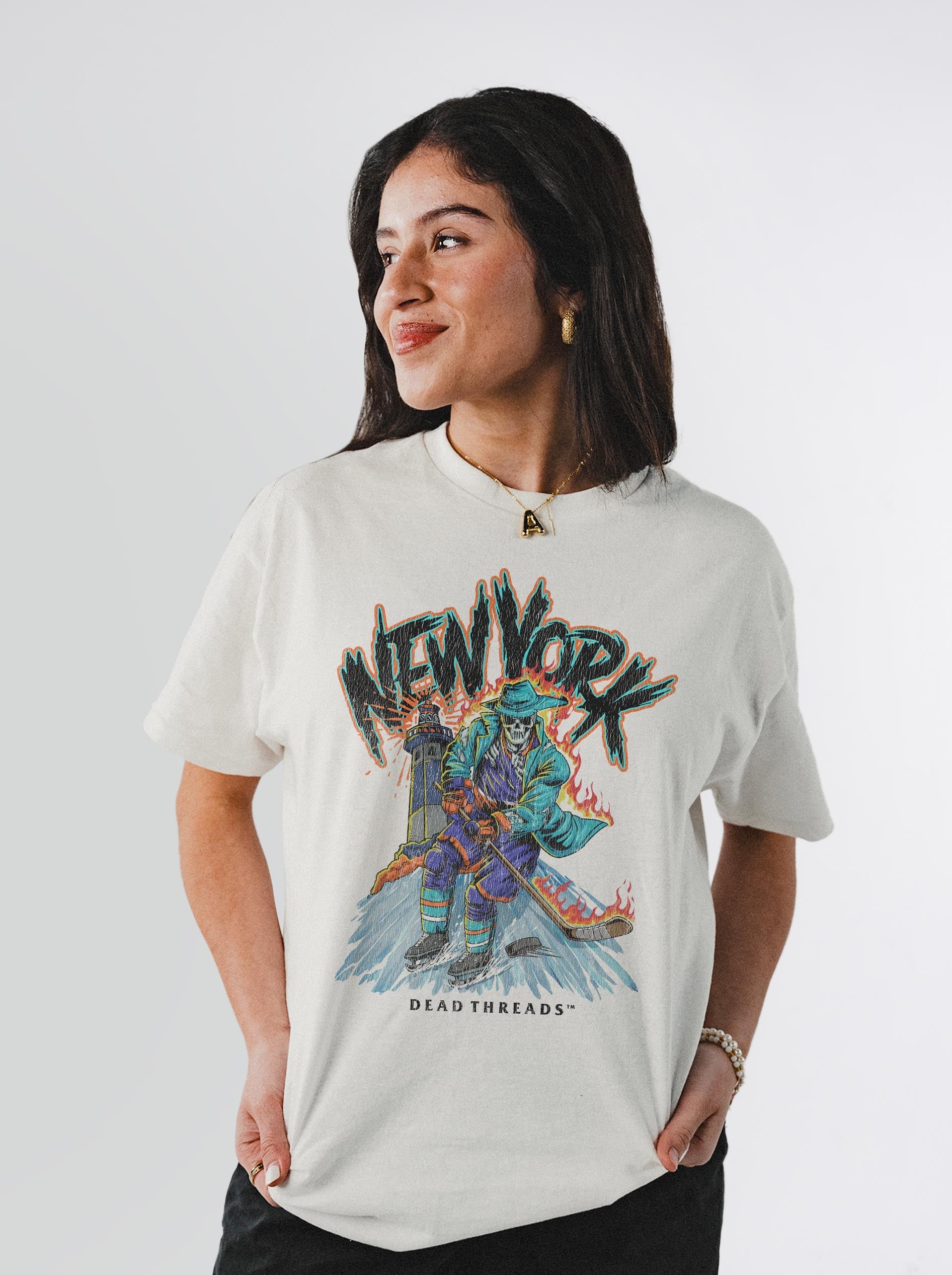 NEW YORK HOCKEY "THE ISLANDER" – T-Shirt – Dead Threads Apparel