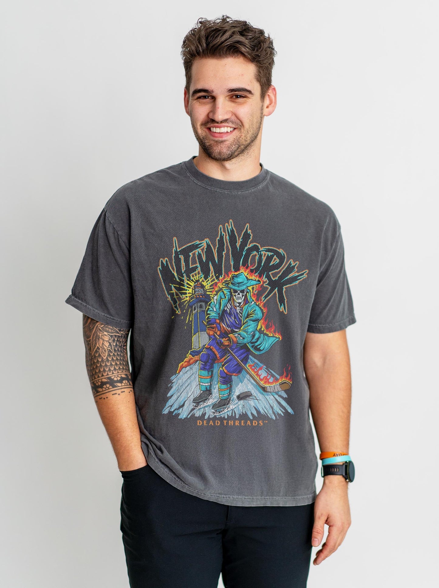 NEW YORK HOCKEY "THE ISLANDER" – T-Shirt – Dead Threads Apparel