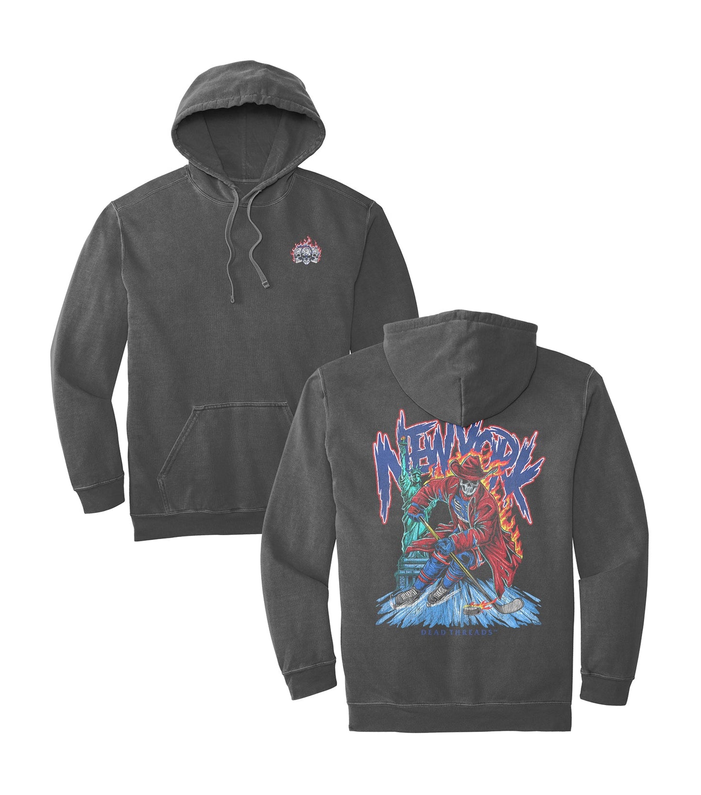 NEW YORK HOCKEY "THE RANGER" - HOODIE – Hoodie – Dead Threads Apparel