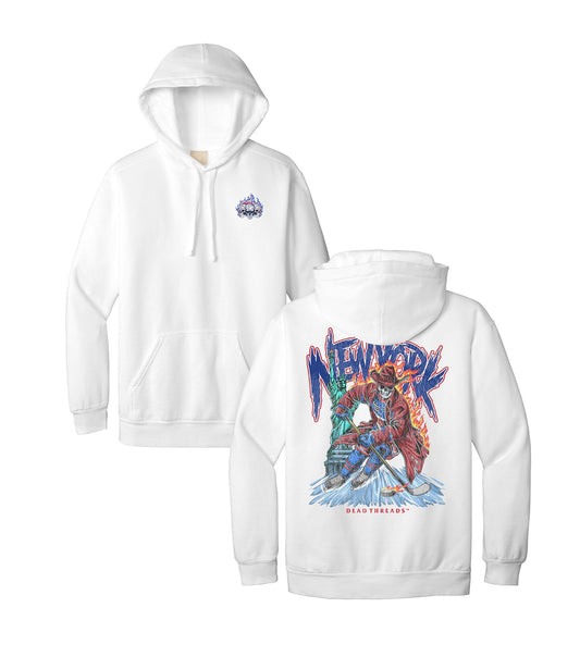 NEW YORK HOCKEY "THE RANGER" - HOODIE – Hoodie – Dead Threads Apparel