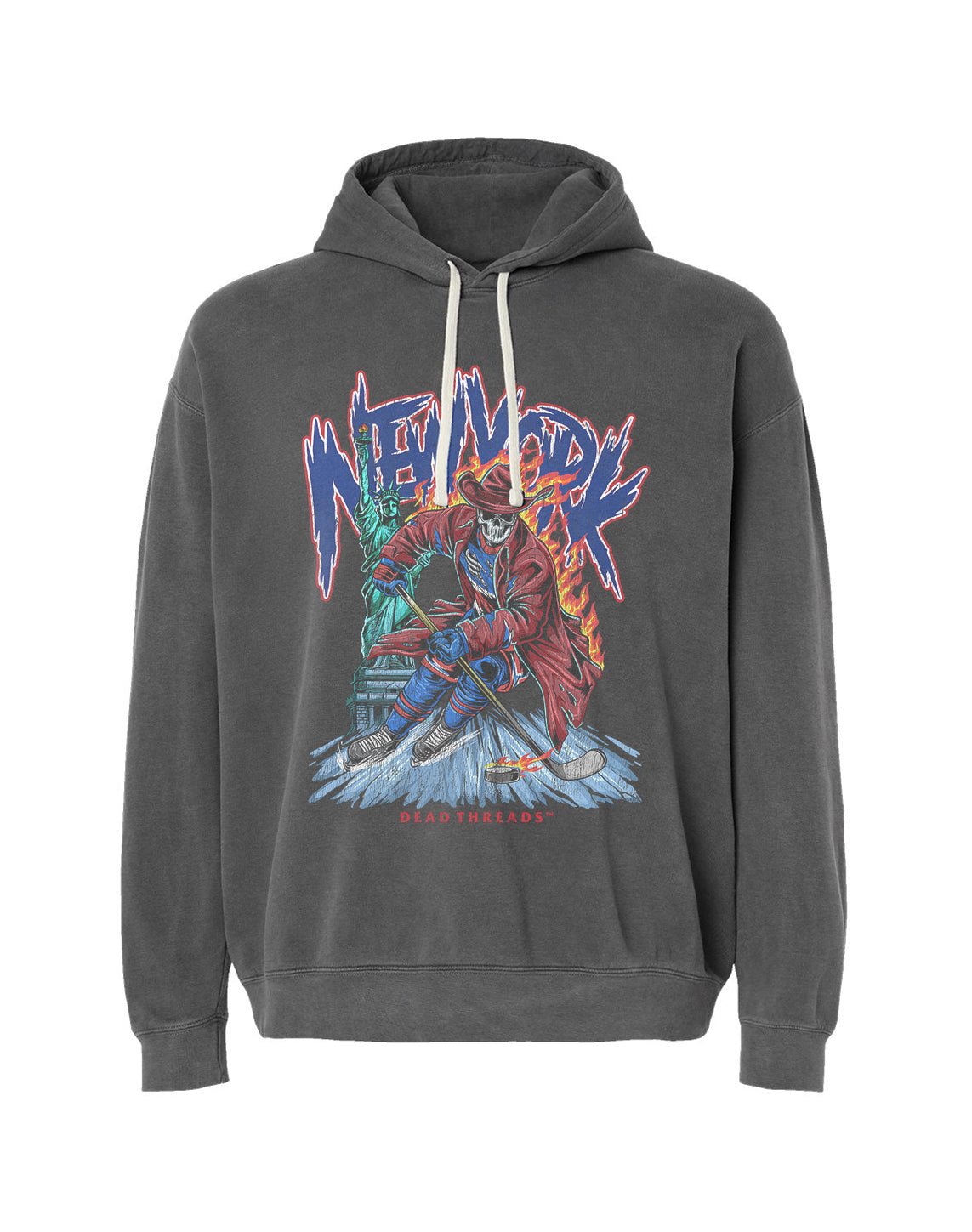 NEW YORK HOCKEY "THE RANGER" - LIGHTWEIGHT HOODIE – Lightweight – Dead Threads Apparel