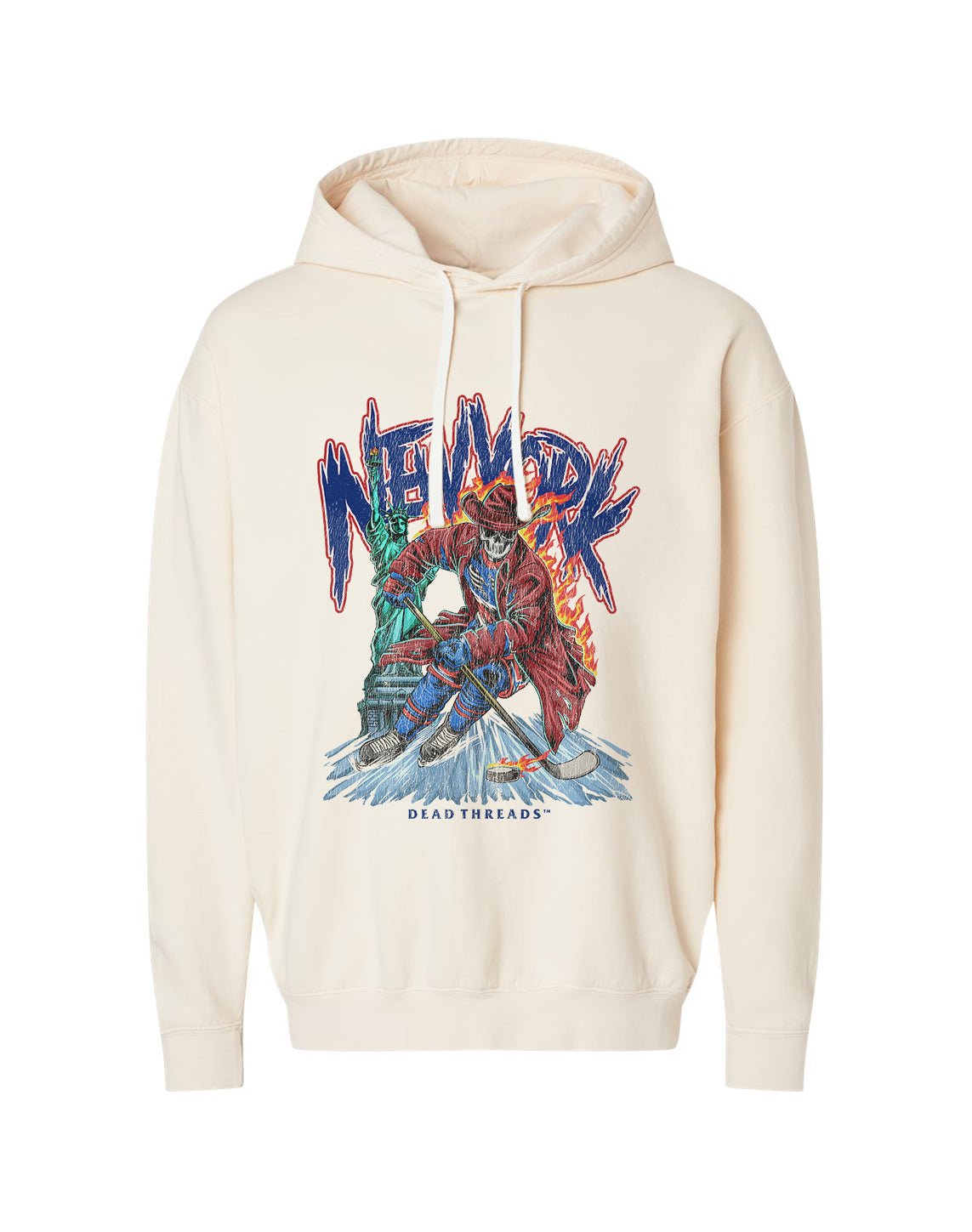 NEW YORK HOCKEY "THE RANGER" - LIGHTWEIGHT HOODIE – Lightweight – Dead Threads Apparel
