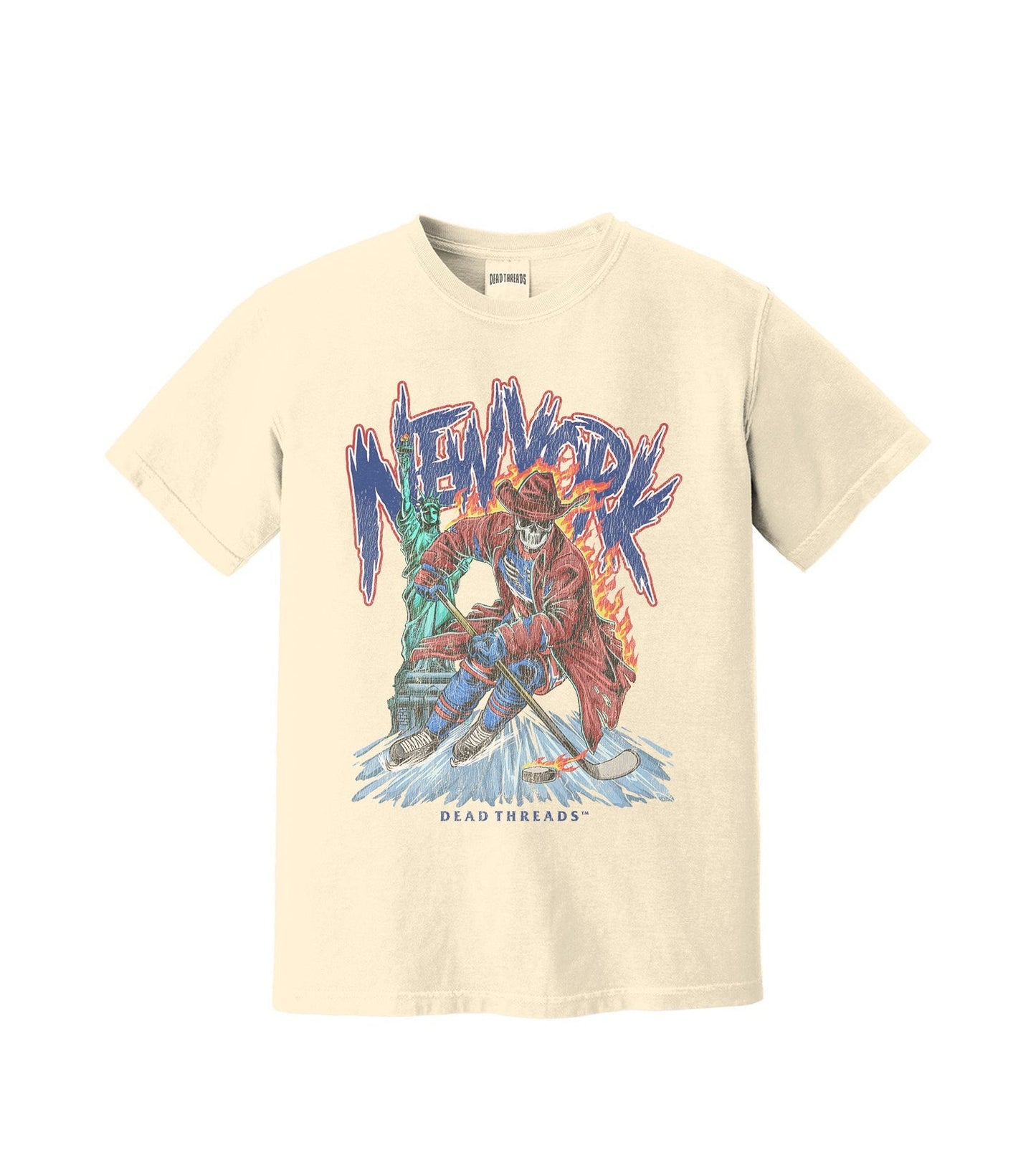 NEW YORK HOCKEY "THE RANGER" – T-Shirt – Dead Threads Apparel