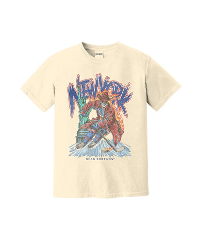 NEW YORK HOCKEY "THE RANGER" – T-Shirt – Dead Threads Apparel