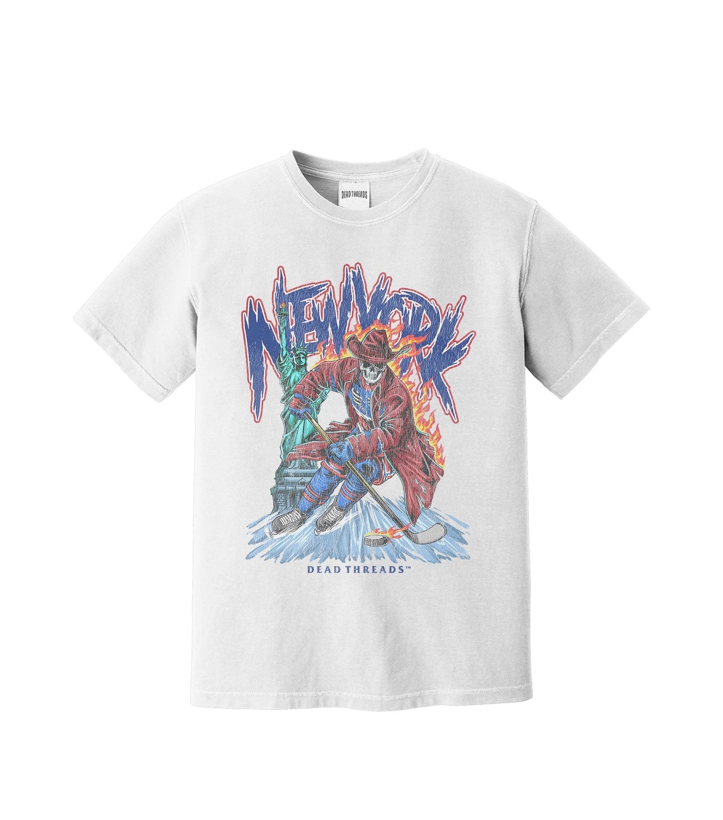 NEW YORK HOCKEY "THE RANGER" – T-Shirt – Dead Threads Apparel
