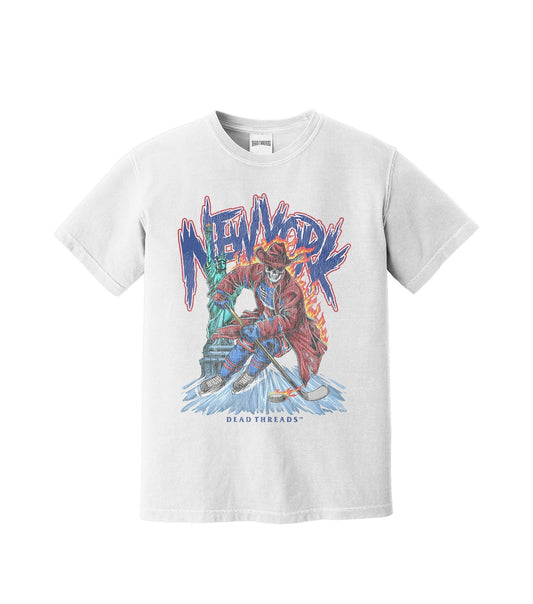 NEW YORK HOCKEY "THE RANGER" – T-Shirt – Dead Threads Apparel