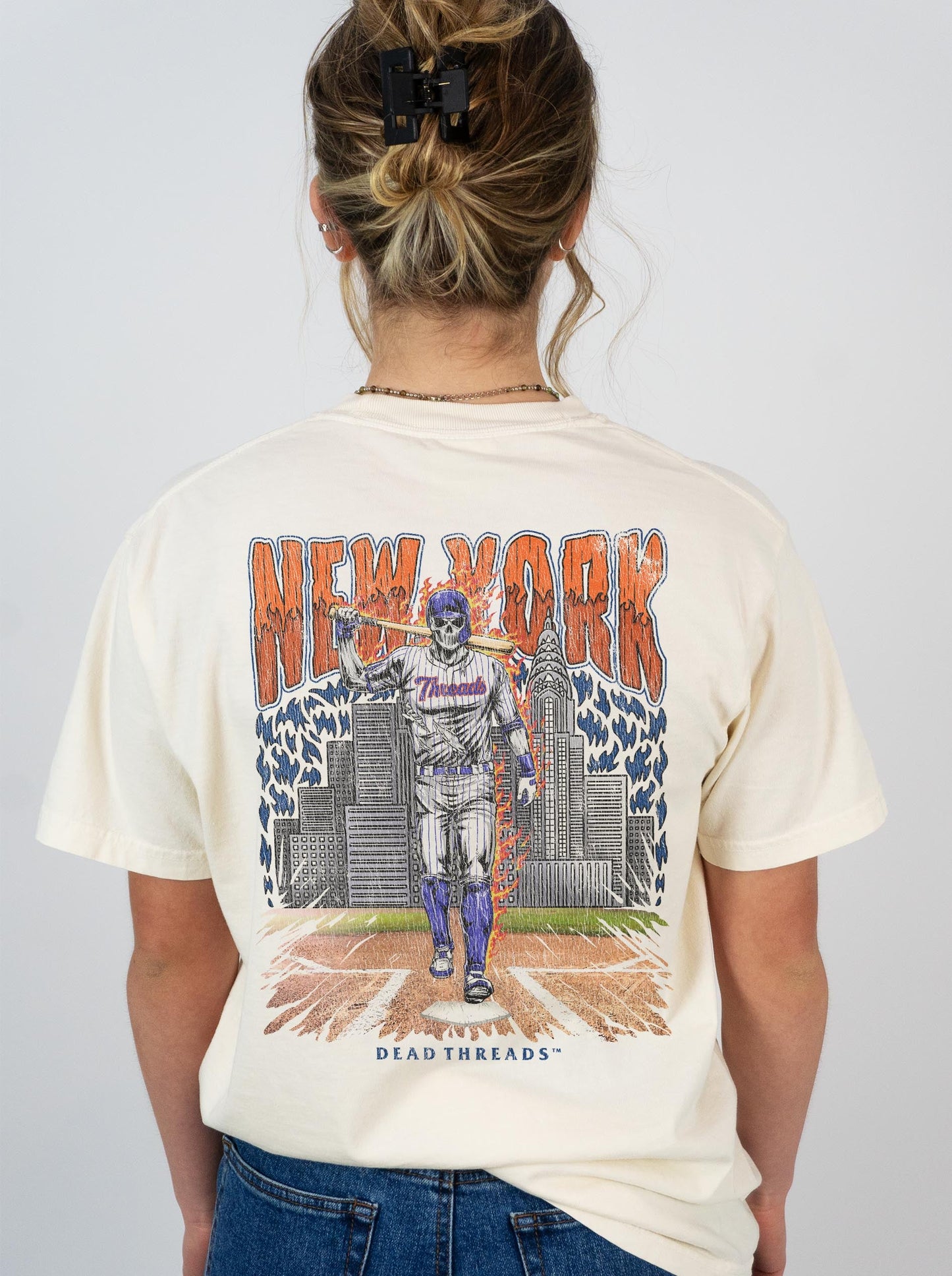 NEW YORK “QUEENS” BASEBALL - “DT ESSENTIAL" PREMIUM T - SHIRT – T-Shirt – Dead Threads Apparel