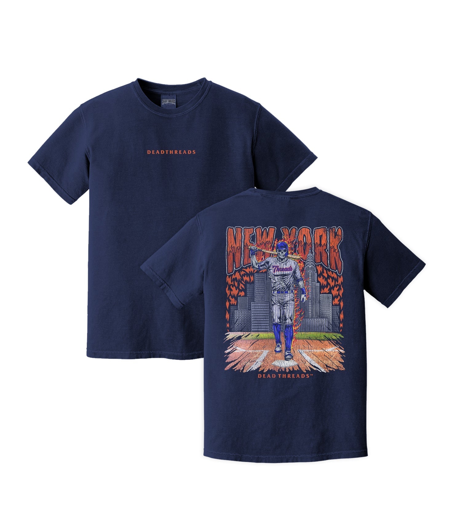 NEW YORK “QUEENS” BASEBALL - “DT ESSENTIAL" PREMIUM T - SHIRT – T-Shirt – Dead Threads Apparel