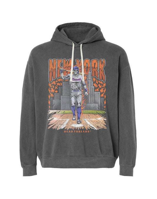 NEW YORK “QUEENS” BASEBALL - LIGHTWEIGHT HOODIE – Lightweight – Dead Threads Apparel