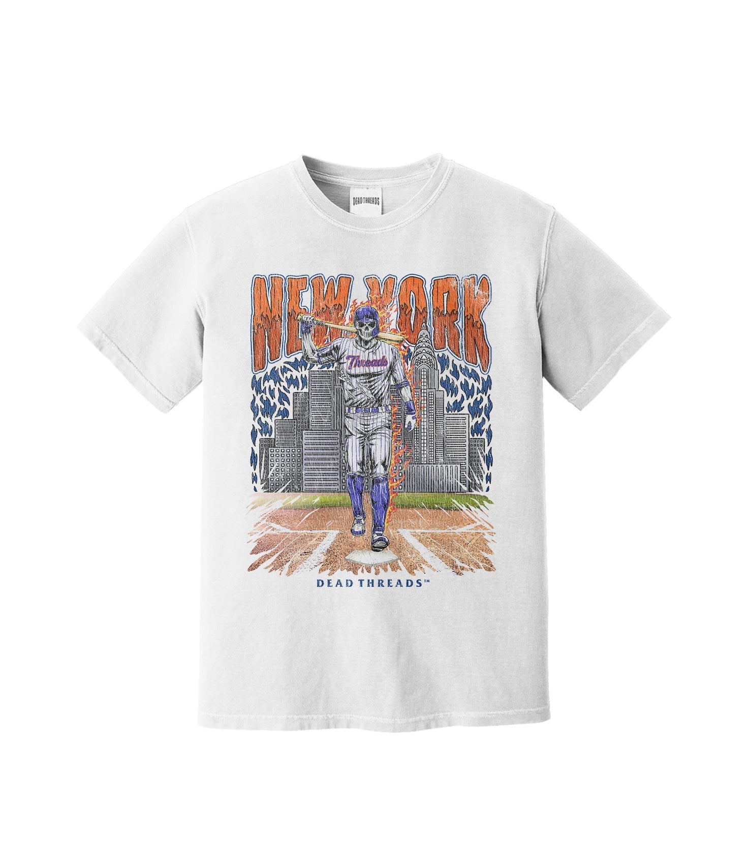 NEW YORK “QUEENS” BASEBALL – T-Shirt – Dead Threads Apparel