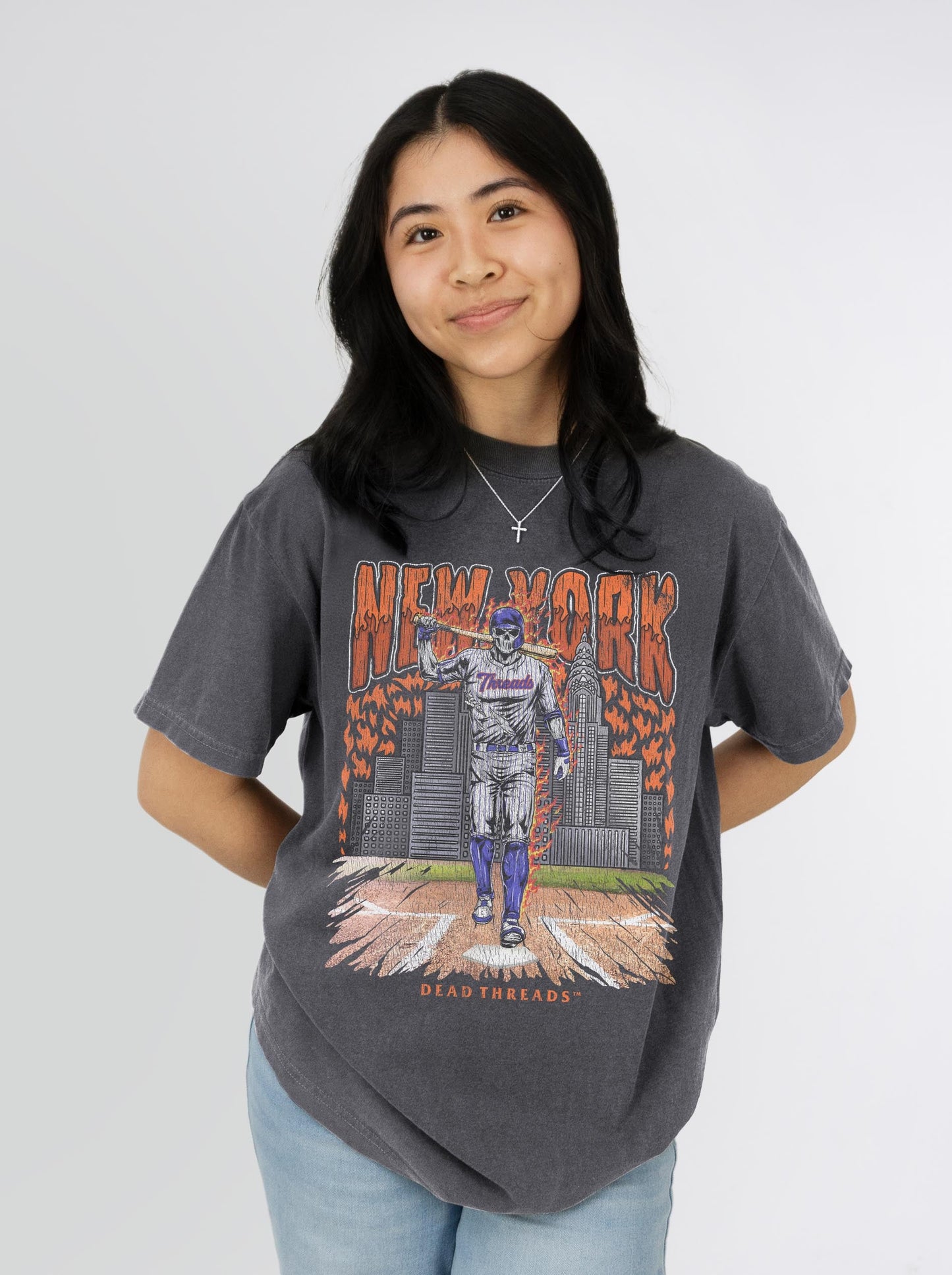NEW YORK “QUEENS” BASEBALL – T-Shirt – Dead Threads Apparel