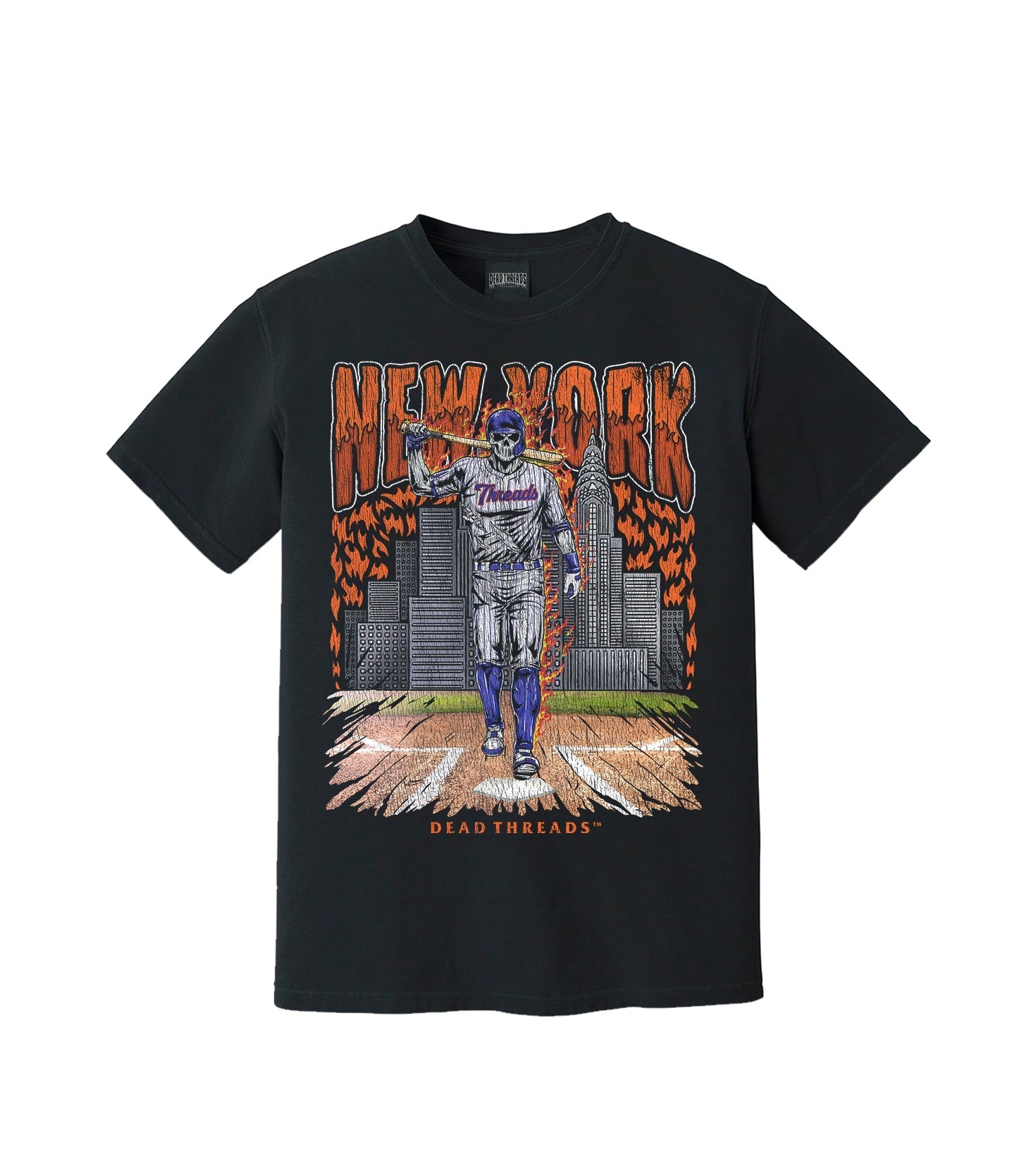 NEW YORK “QUEENS” BASEBALL – T-Shirt – Dead Threads Apparel
