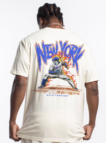NEW YORK “QUEENS” BASEBALL v2 - “DT ESSENTIAL" PREMIUM T - SHIRT – T-Shirt – Dead Threads Apparel