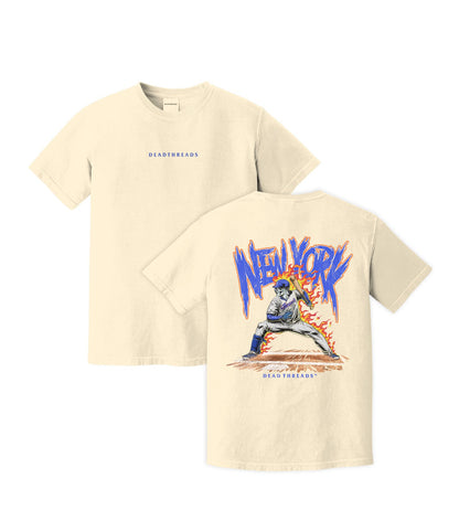 NEW YORK “QUEENS” BASEBALL v2 - “DT ESSENTIAL" PREMIUM T - SHIRT – T-Shirt – Dead Threads Apparel