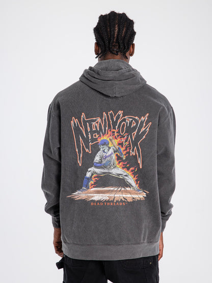 NEW YORK “QUEENS” BASEBALL v2 - HOODIE – Hoodie – Dead Threads Apparel