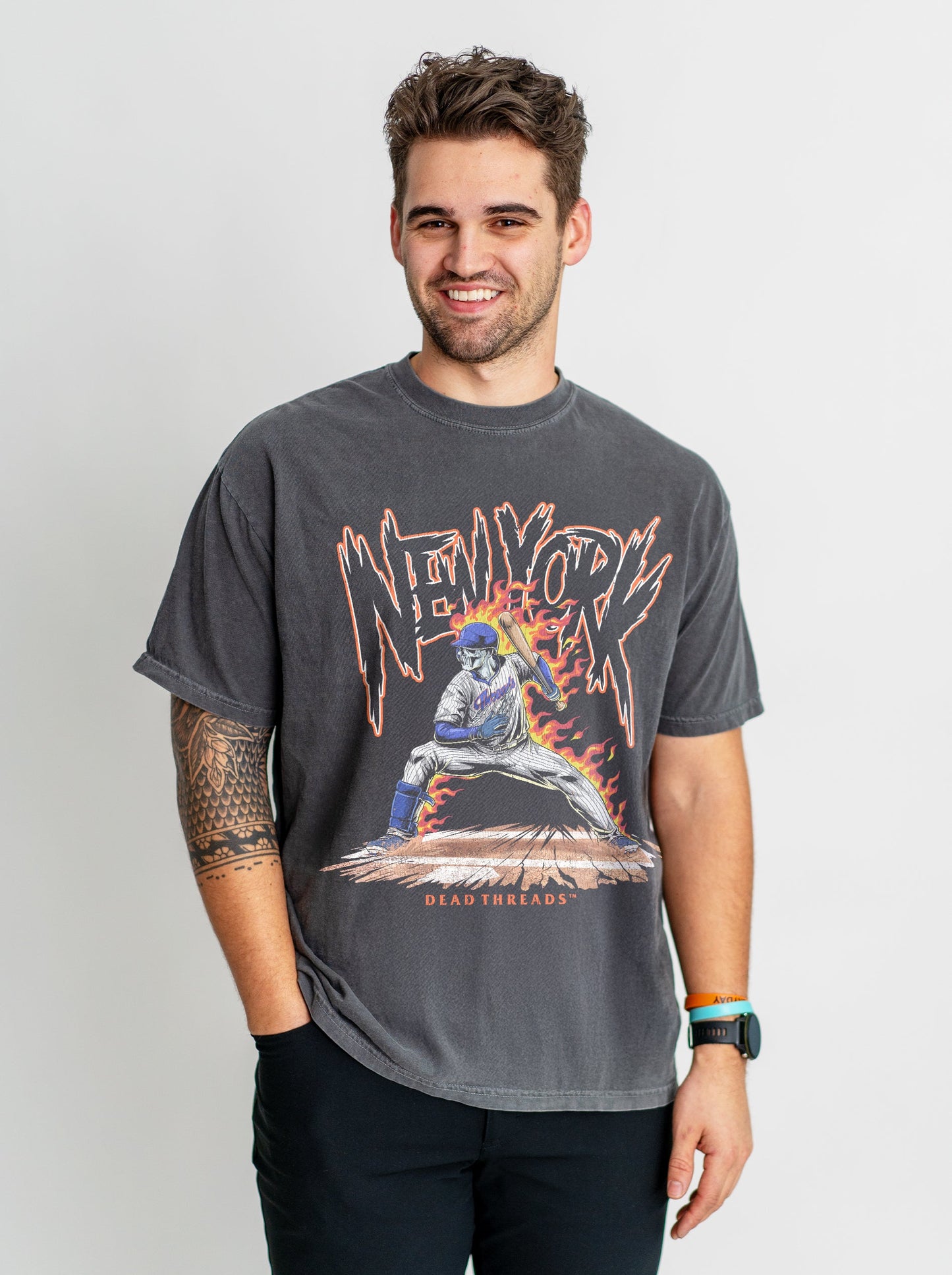 NEW YORK “QUEENS” BASEBALL v2 – T-Shirt – Dead Threads Apparel