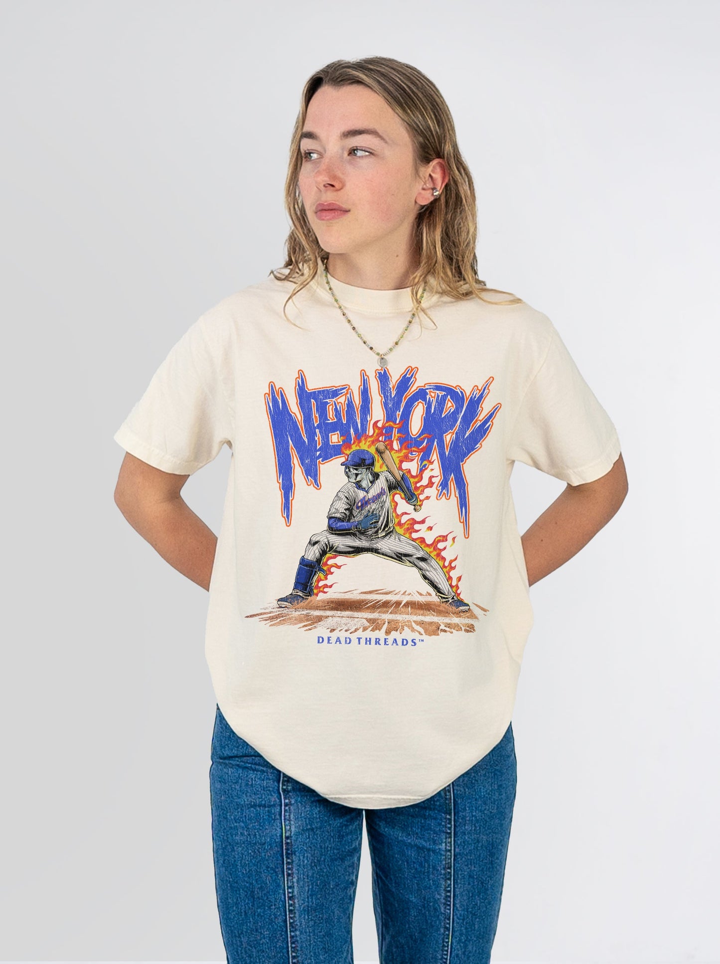 NEW YORK “QUEENS” BASEBALL v2 – T-Shirt – Dead Threads Apparel