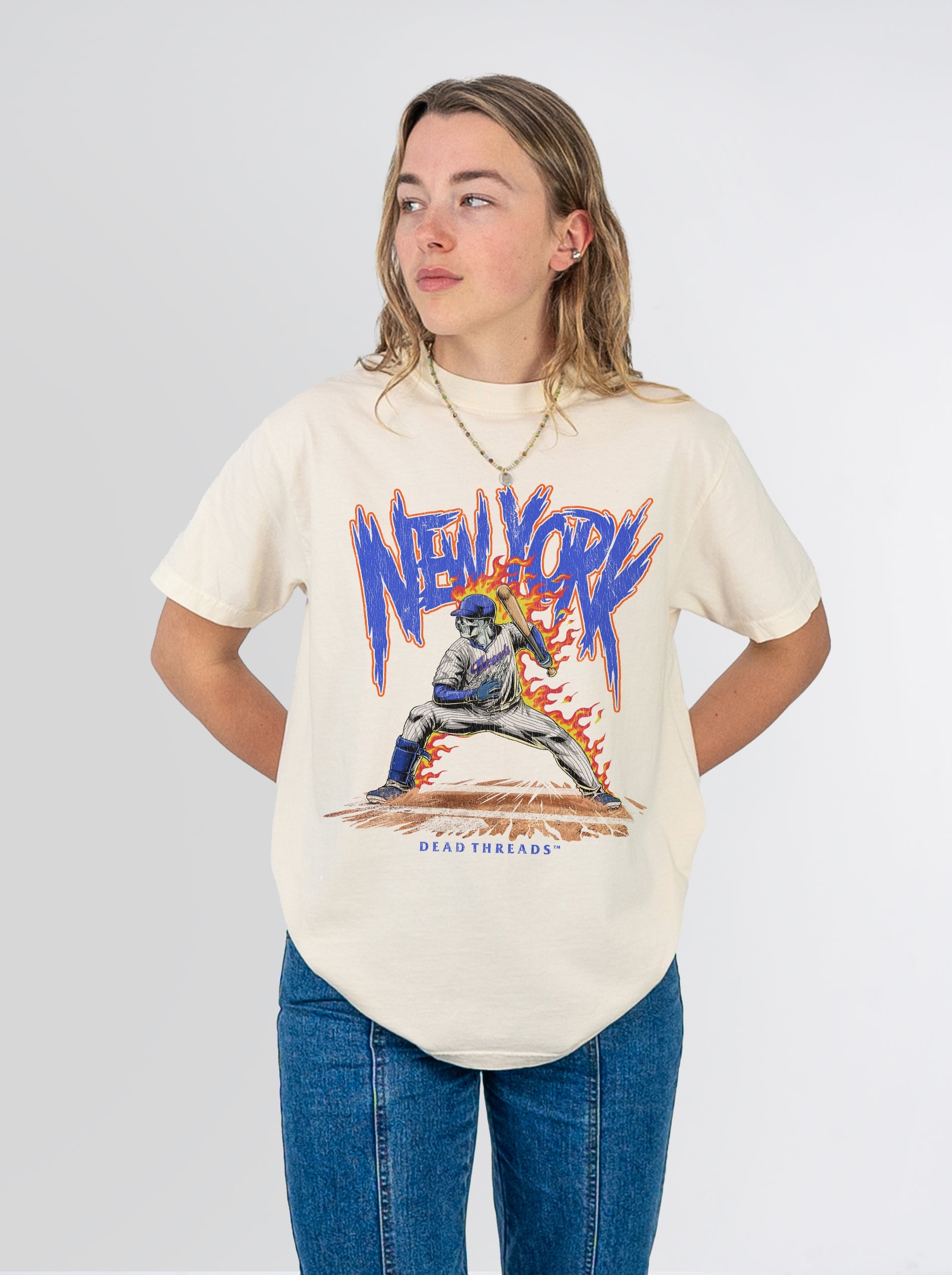 NEW YORK “QUEENS” BASEBALL v2 – T-Shirt – Dead Threads Apparel
