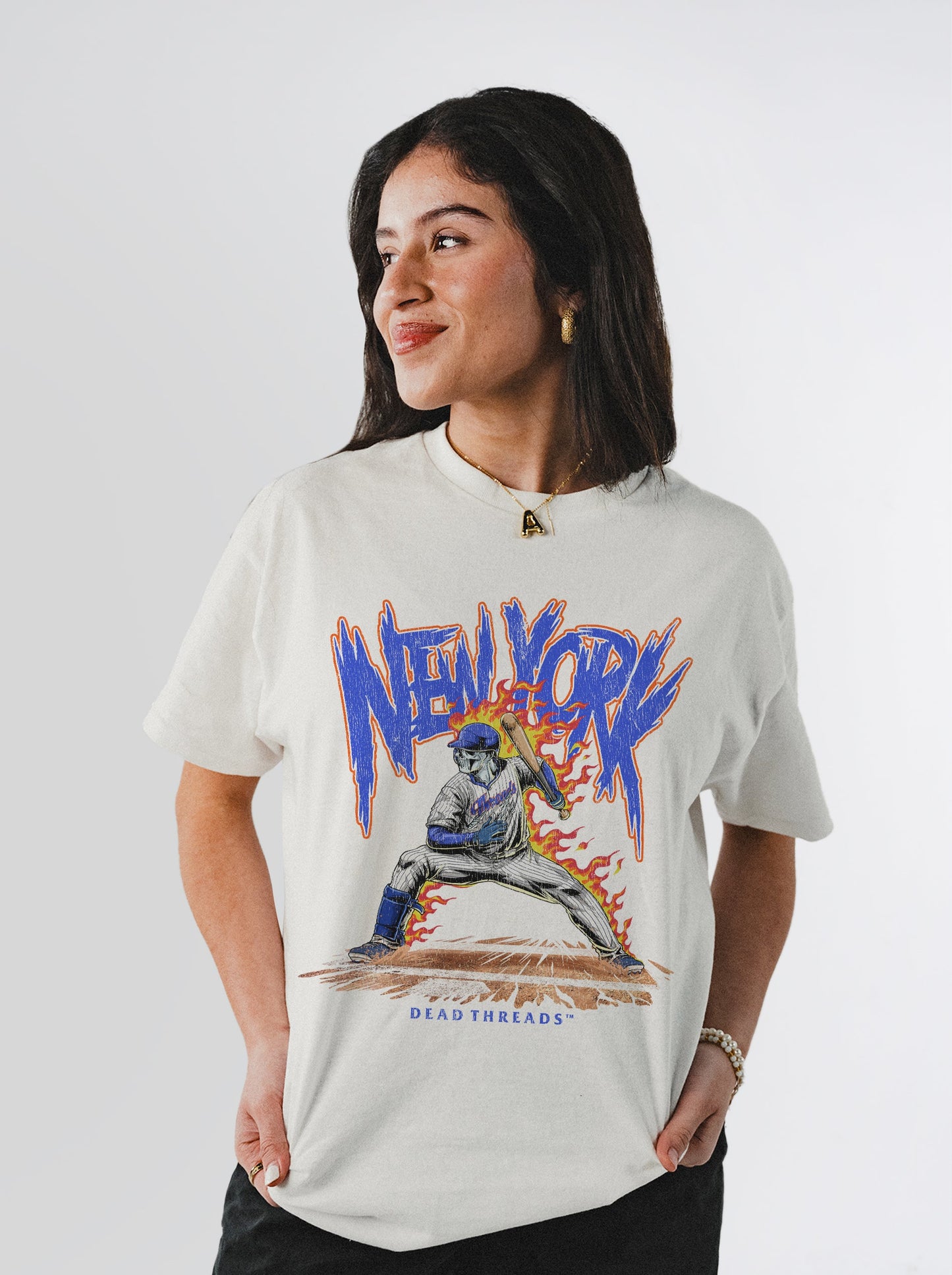 NEW YORK “QUEENS” BASEBALL v2 – T-Shirt – Dead Threads Apparel