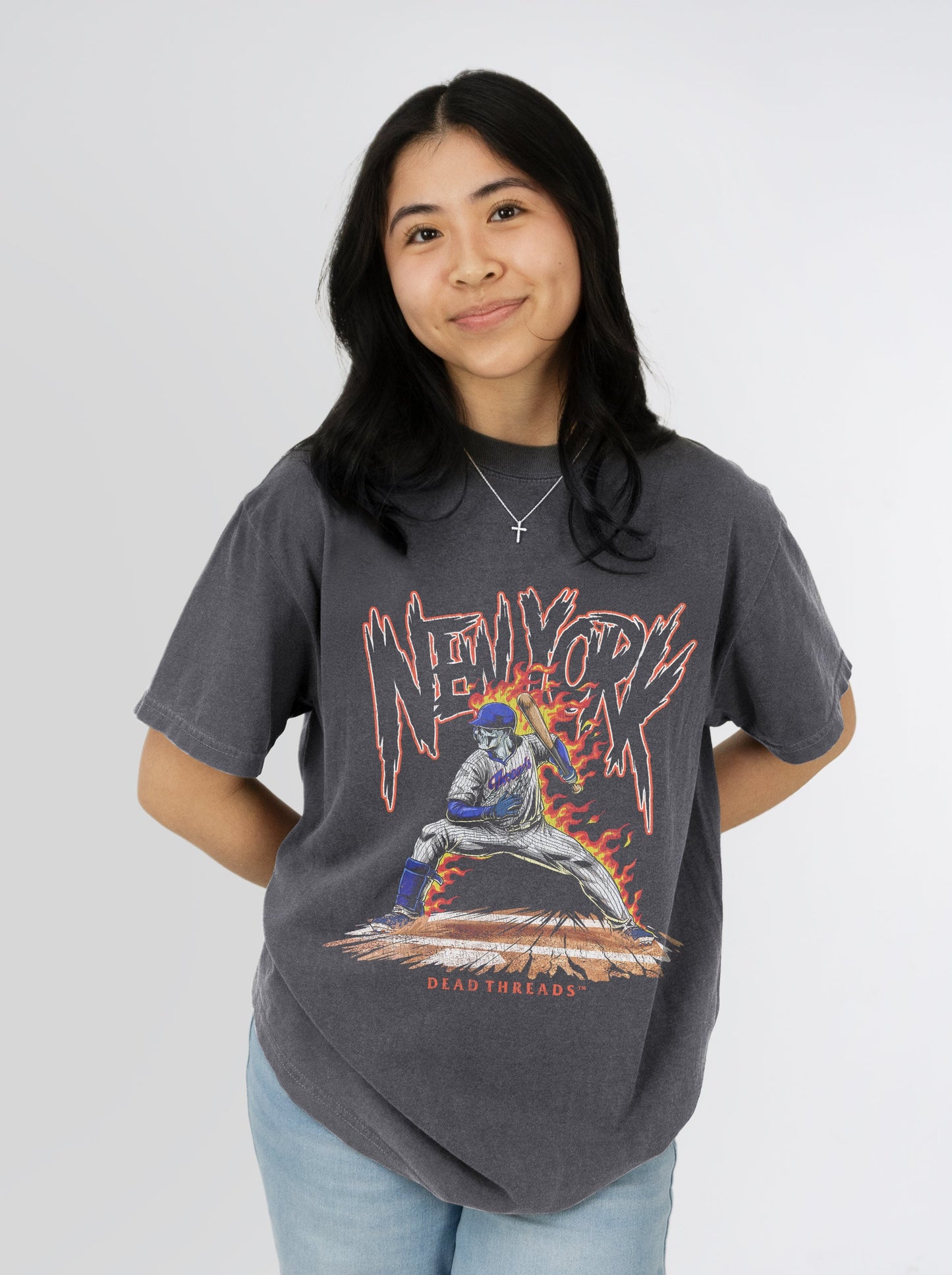 NEW YORK “QUEENS” BASEBALL v2 – T-Shirt – Dead Threads Apparel