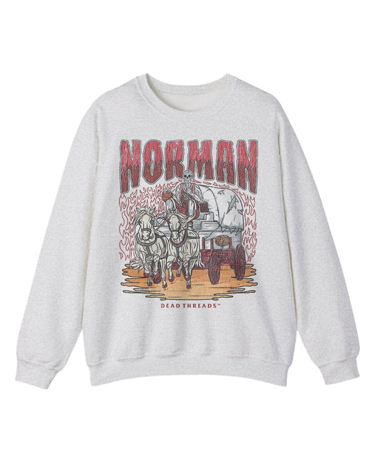NORMAN BASKETBALL CREWNECK SWEATSHIRT – Sweatshirt – Dead Threads Apparel