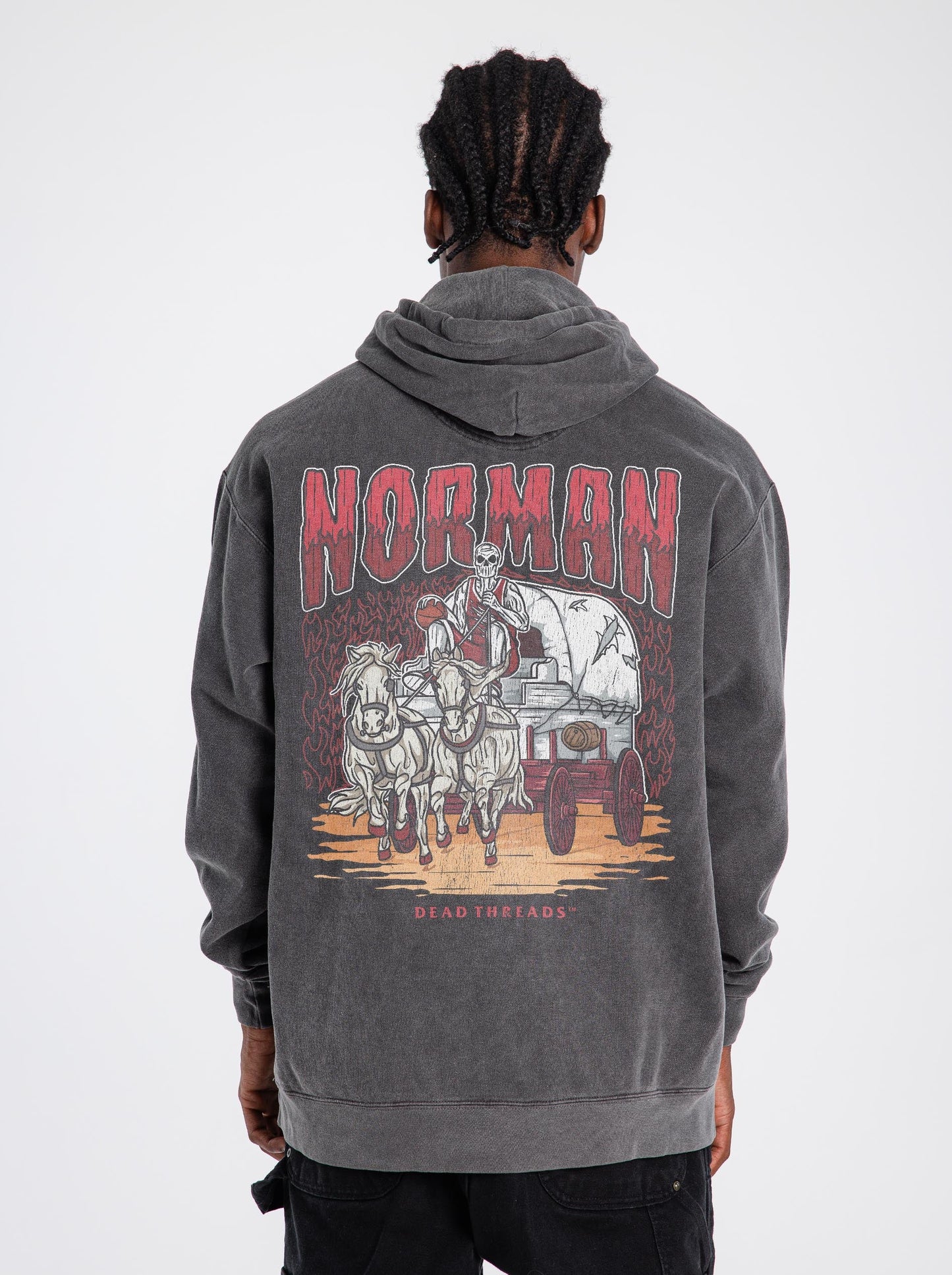 NORMAN BASKETBALL - HOODIE – Hoodie – Dead Threads Apparel