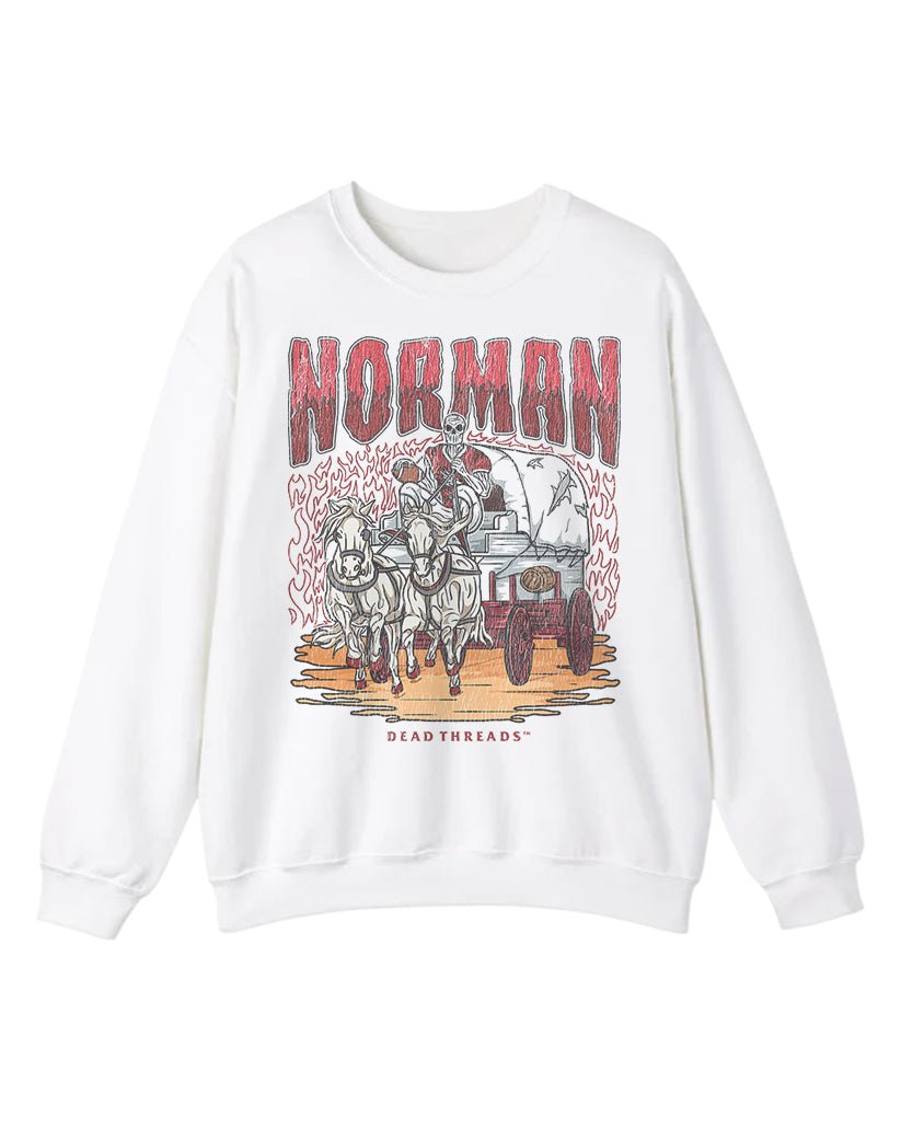 NORMAN FOOTBALL CREWNECK SWEATSHIRT – Sweatshirt – Dead Threads Apparel