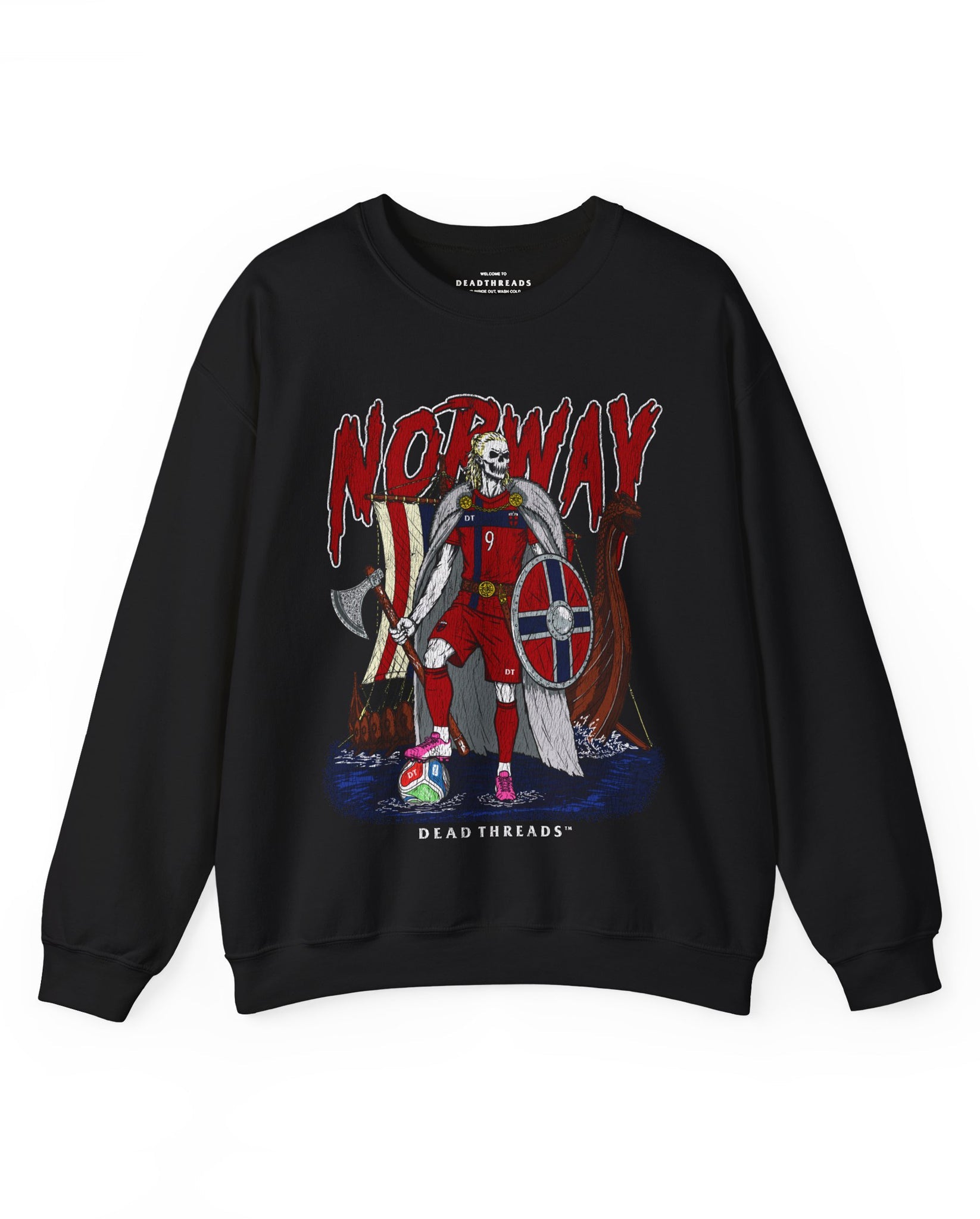 NORWAY SOCCER - CREWNECK SWEATSHIRT – Sweatshirt – Dead Threads Apparel