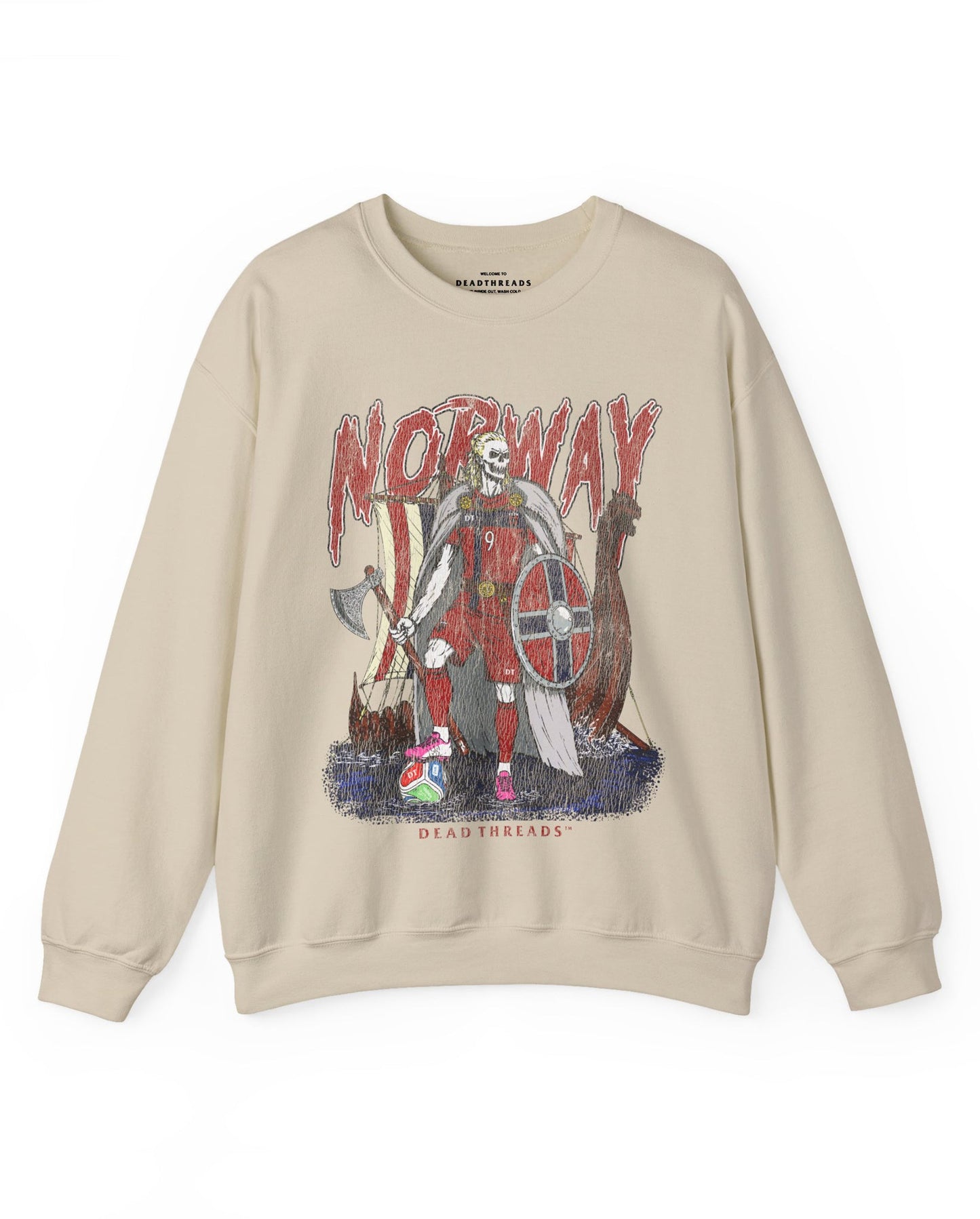 NORWAY SOCCER - CREWNECK SWEATSHIRT – Sweatshirt – Dead Threads Apparel